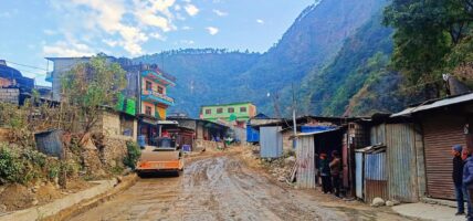 बेनी–रणवाङ–दरवाङ सडक स्तरोन्नति हुँदै