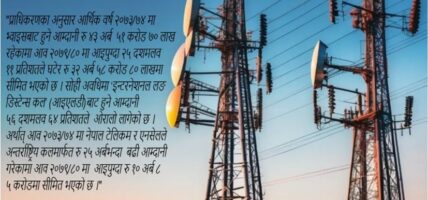निरन्तर घट्दै टेलिकम सेवा प्रदायकको राजस्वमा योगदान