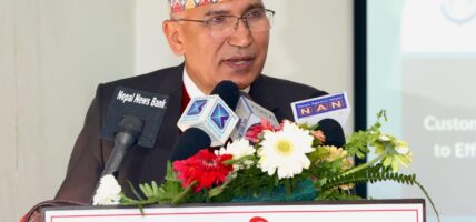 राजस्व सङ्कलनमा चाप छ, लक्ष्य भेट्ने गरी काम गरौँः अर्थमन्त्री पौडैल