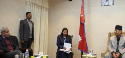 उपराष्ट्रपतिसँग भारतका राजदूतको भेट