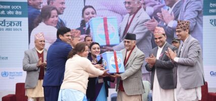 प्रधानमन्त्री ओलीद्वारा क्यान्सरविरुद्ध खोप अभियानको शुभारम्भ