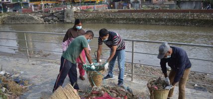 वाग्मती सफाइः तीन मेट्रिकटन फोहर व्यवस्थापन