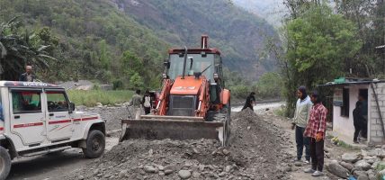 बजेट अभावमा म्याग्दीका बहुवर्षीय सडक आयोजना प्रभावित