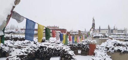 माथिल्लो मुस्ताङ र मुक्तिक्षेत्रमा हिमपात