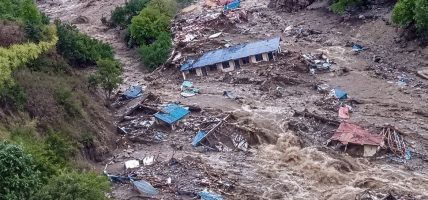 हुम्लाको नेप्का गाउँमा पहिरो, विद्यालय भवनमा ठूलो क्षति