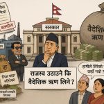 राजस्व संकलन कमजोर, वैदेशिक ऋणमा निर्भरता बढ्दै : सरकारमाथि गम्भीर प्रश्न राजस्व संकलन कमजोर, वैदेशिक ऋणमा निर्भरता बढ्दै : सरकारमाथि गम्भीर प्रश्न