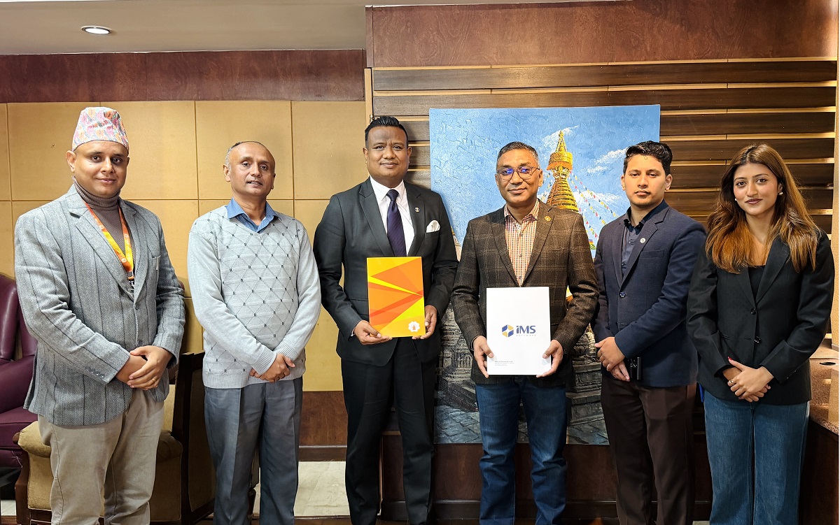 लक्ष्मी सनराइज बैंक र आइएमएस सफ्टवेयरबीच सहकार्य