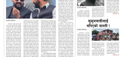 प्रक्षेपण राष्ट्रिय दैनिक, असार २९ सोमबार २०८३