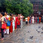 हरिशयनी एकादशीः नारायण मन्दिरमा बिहानैदेखि भक्तजनको घुइँचो