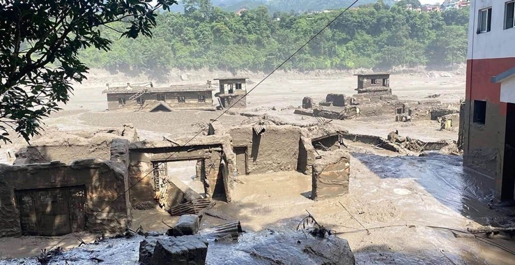 भोटेकोशी विस्फोटले निम्त्यायो अकल्पनीय क्षति भोटेकोशी विस्फोटले निम्त्यायो अकल्पनीय क्षति