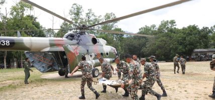 भोटेकोशी बाढीः तनहुँमा भेटिएका नौ शव पोखरा ल्याइयो
