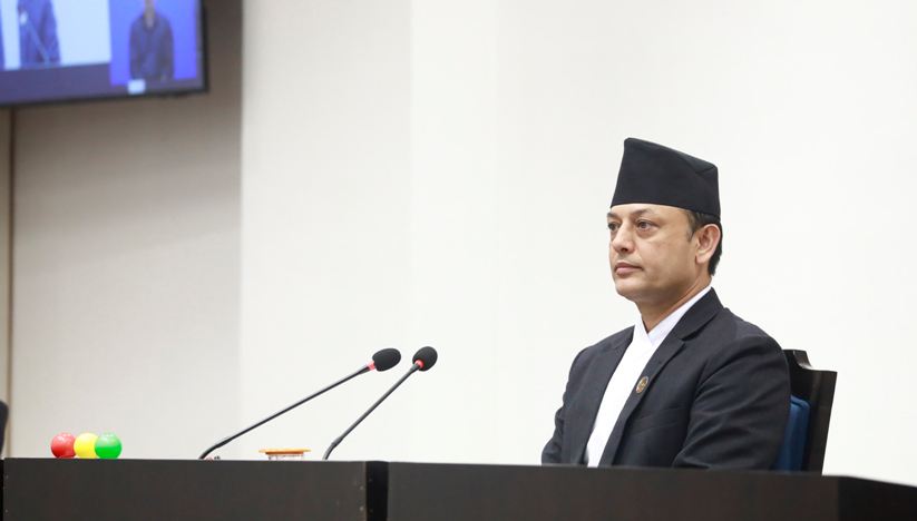 जग्गा हदबन्दीसम्बन्धी समस्या चाँडो समाधान गर्न सरकारलाई सुझाव : सभामुख अर्याल
