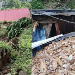 अविरल वर्षाले बेथानचोकमा दुई घर र गोठमा क्षति