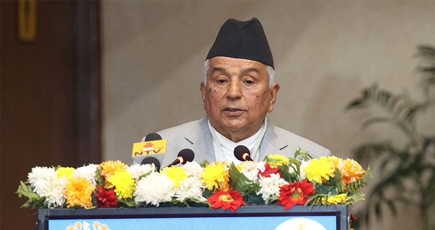 प्रविधिको युगमा शिक्षा व्यावहारिक र मानवीय मूल्यमा आधारित हुनुपर्छ : राष्ट्रपति पौडेल प्रविधिको युगमा शिक्षा व्यावहारिक र मानवीय मूल्यमा आधारित हुनुपर्छ : राष्ट्रपति पौडेल